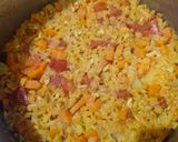 A picture of step 3 of Dal sorba (protein rich healthy soup) one pot soup.