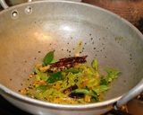A picture of step 4 of Green nashta/pancakes-vegetable pancake.
