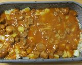 Rakott 🍚 rizses hús 🥔 maradék sertéspörköltből 🍖 recept fázis 2 fotója