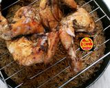 A picture of step 21 of Mandi rice (chicken mandi).