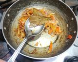 A picture of step 2 of Shahi Paneer.