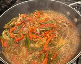 A picture of step 5 of Ropa Vieja.