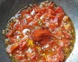 सेव टमाटर की सब्जी (Sev tamatar ki sabzi recipe in Hindi) रेसिपी चरण 3 फोटो