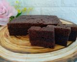 Foto langkah ke 6 dari resep Brownies Amanda KW super 2 telur lembut dan nyoklat banget.