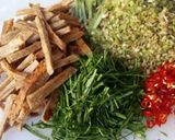 Hình bước làm 1 của món Khô lát chay chiên sả ớt
