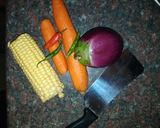 A picture of step 2 of Mediterranean Indian Fusion.