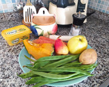 Foto del paso 1 de la receta: Crema de verduras con manzana y peras