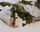Foto del paso 5 de la receta: Gulan de acelgas rellenas de jamón York, queso y salsa crudites