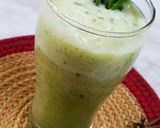 A picture of step 3 of Bel and Mint Smoothie.