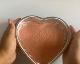 A picture of step 3 of Roohafza Rava Cake.
