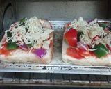 A picture of step 5 of Bread Pizza.