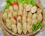 Foto langkah ke 5 dari resep Tahu Bakso Ayam.