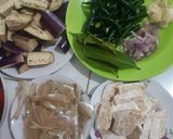 Foto langkah ke 1 dari resep Oseng Tempe Terong Ikan Kapas.
