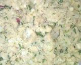 A picture of step 2 of Aloo ka paratha.