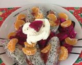Foto del paso 2 de la receta: Ensalada de Pitahaya Blanca y Roja con Mandarina Chantilly!