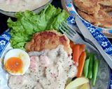 Foto langkah ke 9 dari resep Chicken Steak with Cheese Mushroom Sauce.