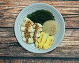 Hình bước làm 5 của món Mực ống hấp sả - chanh mắm Thái [Eat clean - Lose weight]