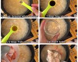 A picture of step 2 of 🧑🏽‍🍳🧑🏼‍🍳Thai Khao Tom Goong • Thai Rice Soup with Prawn |ThaiChef Food.