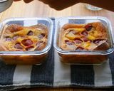 A picture of step 8 of Chewy Baked Custard / Strawberry and Pineapple Clafoutis.