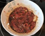 A picture of step 1 of Korean Cuisine- Pork Bulgogi.
