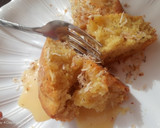 A picture of step 7 of Basbousa (semovita cake).