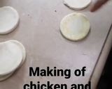 A picture of step 3 of Chicken and cheese patties.
