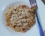 Foto del paso 7 de la receta: Pasta con jamón y peperoni