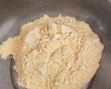A picture of step 1 of Daria na ladoo (roasted chickpea ladoo).