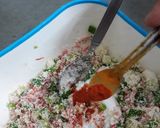 A picture of step 2 of Suji handvo.