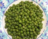 A picture of step 1 of Green Peas Poori.