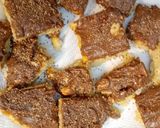 A picture of step 5 of Millionaires shortbread.