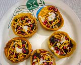 A picture of step 4 of Katori chaat.