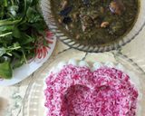عکس مرحله 2 از دستور قرمه سبزی.. مامان آوینا جوون😍