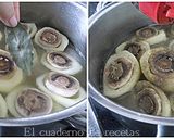 Foto del paso 6 de la receta Guiso de papas con Champiñones & Jamón