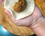 A picture of step 5 of Moong Dal Kachori (Flaky and Tasty).