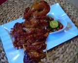 Foto langkah ke 5 dari resep Sate jamur tiram pedas.