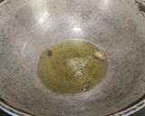 A picture of step 2 of Lal Saag with Gobhi.