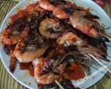 Foto langkah ke 4 dari resep Udang Bakar Madu Sambal Bajak Limau.