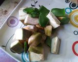 A picture of step 3 of Palang saag with mix veg(palang saager ghonto).