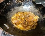 A picture of step 3 of Kadhi pakore.