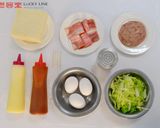 【樂客來】早午餐之~牛肉培根總匯三明治的食譜步驟1照片