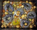 Foto del paso 3 de la receta: Pescadilla que se muerde la cola al horno
