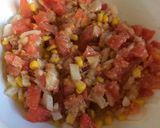 Foto del paso 4 de la receta: Ensalada de tomate y maíz