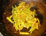 A picture of step 3 of #Ramadan.. Masala crispy bhindi.