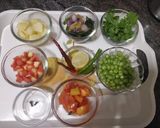 A picture of step 1 of Vegetables healthy khichdi.