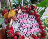 Foto langkah ke 13 dari resep Kue Ulang Tahun Cantik Basecake Fudgy Brownies / Cara membuat coklat ganache.