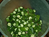 Beef okra and ugali