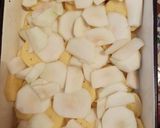 Csirkecomb almás krumplis ágyon recept fázis 2 fotója