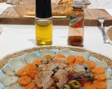 Foto del paso 4 de la receta: "Carpaccio" de Verduritas y Aliño Picante