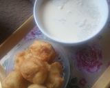 A picture of step 5 of Quaker oat and akara.